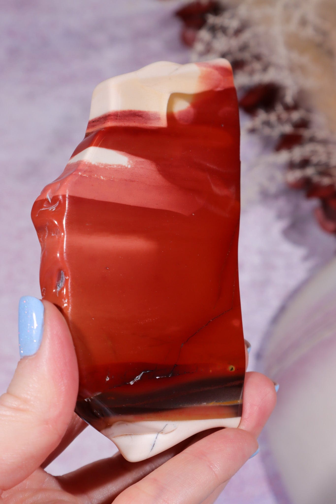 Mookaite Jasper Slice 11cm, Australia Slices Tali & Loz Crystals