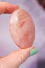 Morganite Palm Stone 5.2cm Palm Stones Tali & Loz Crystals