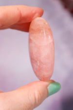 Morganite Palm Stone 5.2cm Palm Stones Tali & Loz Crystals