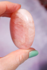 Morganite Palm Stone 5.2cm Palm Stones Tali & Loz Crystals