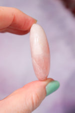 Morganite With Aquamarine Inclusion Palm Stone 4.2cm Palm Stones Tali & Loz Crystals