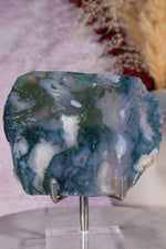 Moss Agate Slices Large 10-11cm, Intuitively Chosen Towers Tali & Loz Crystals