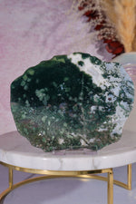 Moss Agate Slices Large 10-11cm, Intuitively Chosen Towers Tali & Loz Crystals
