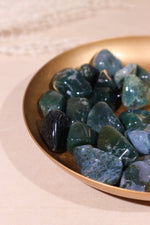 Moss Agate Tumblestones 20-30mm - Tali & Loz Crystals