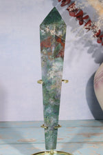 Moss Agate Wand 22cm Wand Tali & Loz Crystals