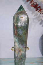 Moss Agate Wand 22cm Wand Tali & Loz Crystals