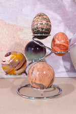 Multi Sphere Stand Gold And Silver Sphere Stands Tali & Loz Crystals