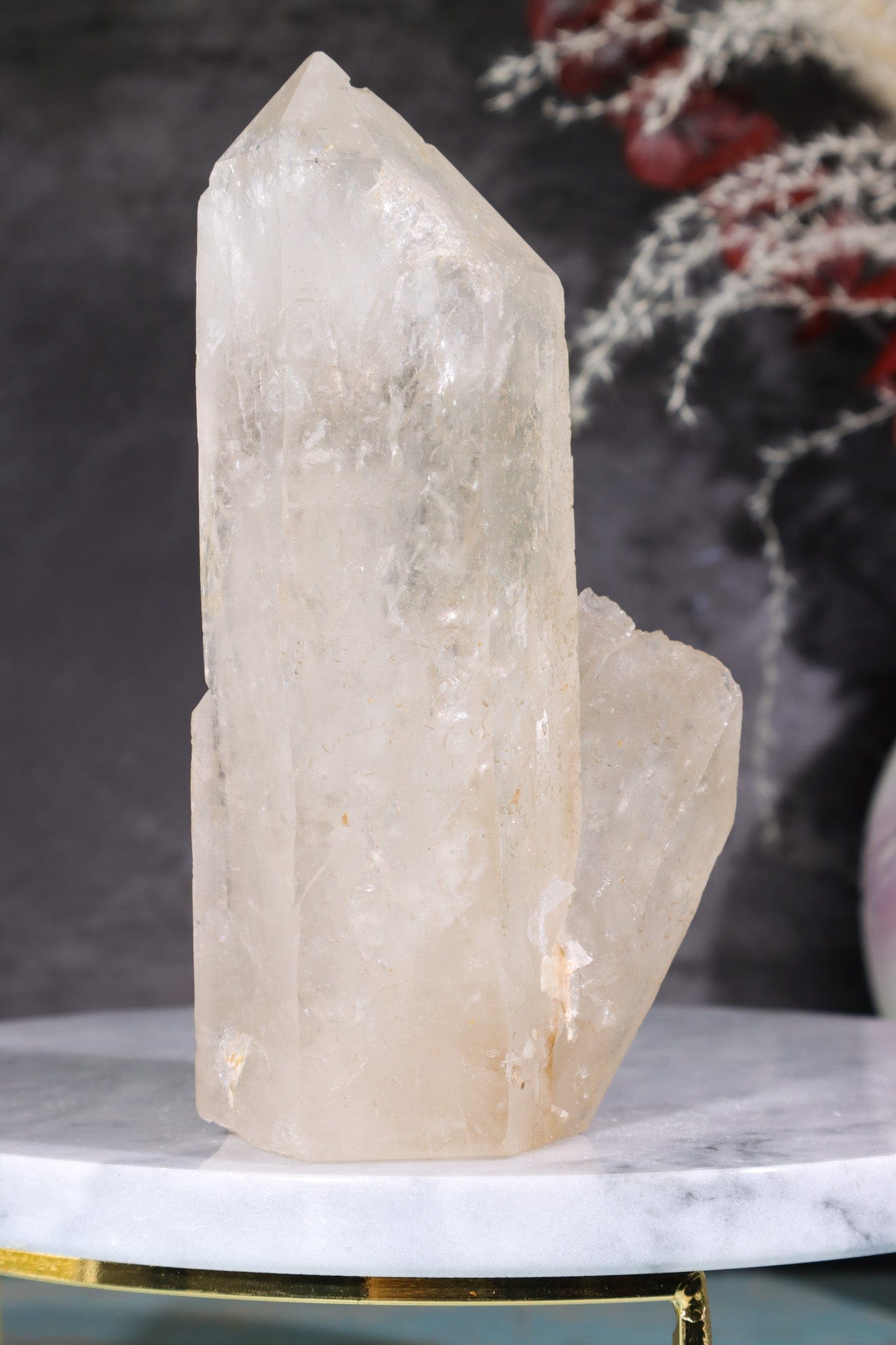 Multi Terminated Quartz Tower with Self Healed Termination Towers Tali & Loz Crystals