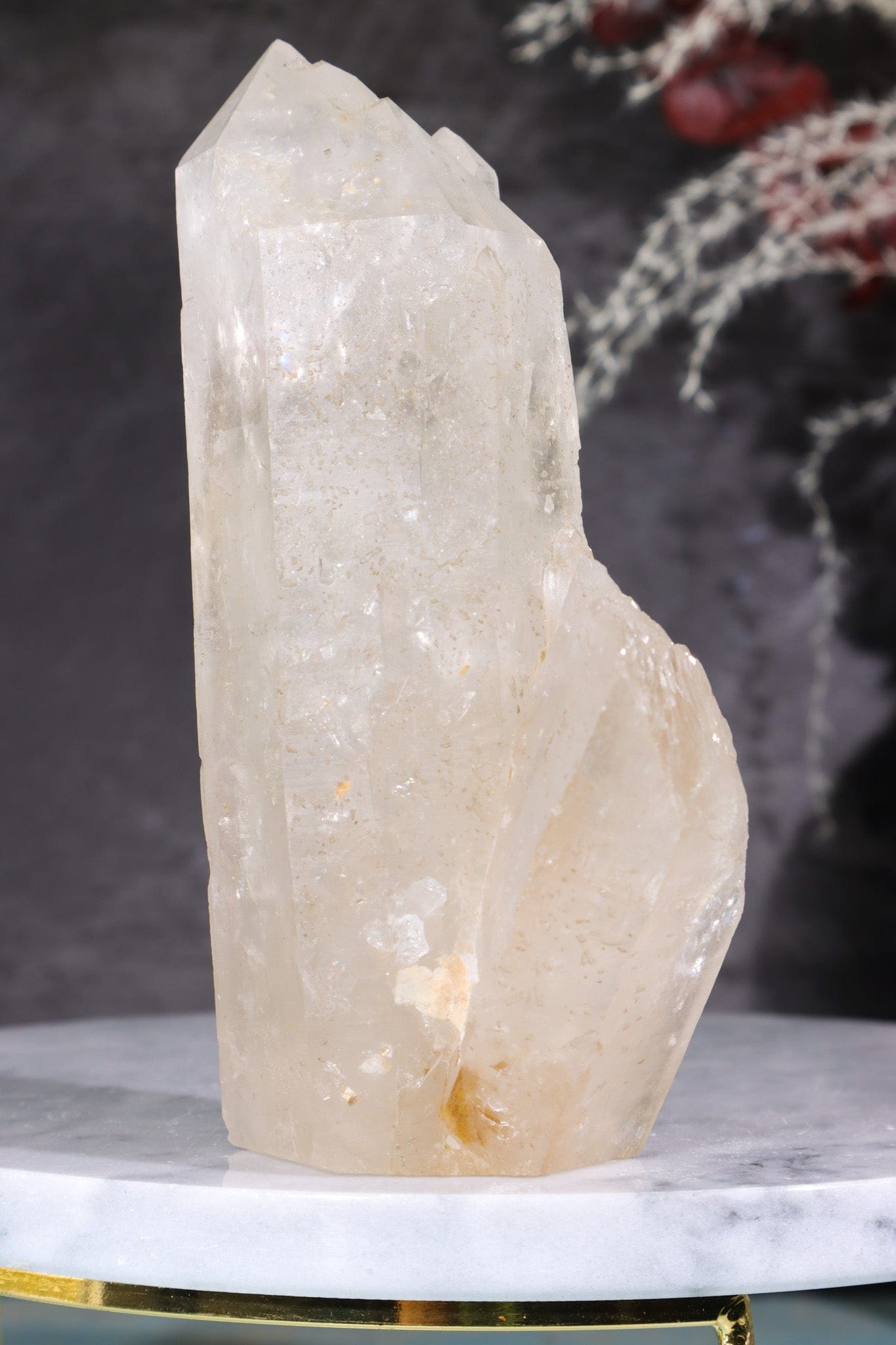 Multi Terminated Quartz Tower with Self Healed Termination Towers Tali & Loz Crystals