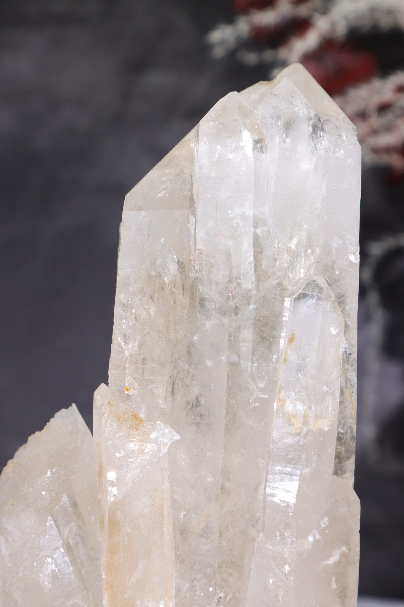 Multi Terminated Quartz Tower with Self Healed Termination Towers Tali & Loz Crystals