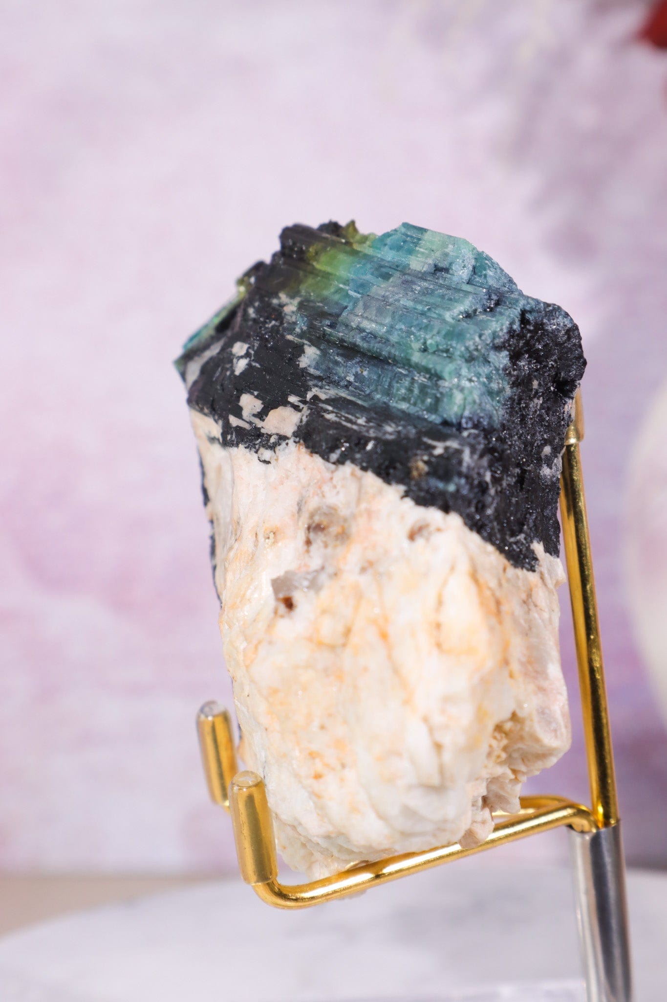 Multicolour Tourmaline From Quebec, Canada Specimen Tali & Loz Crystals