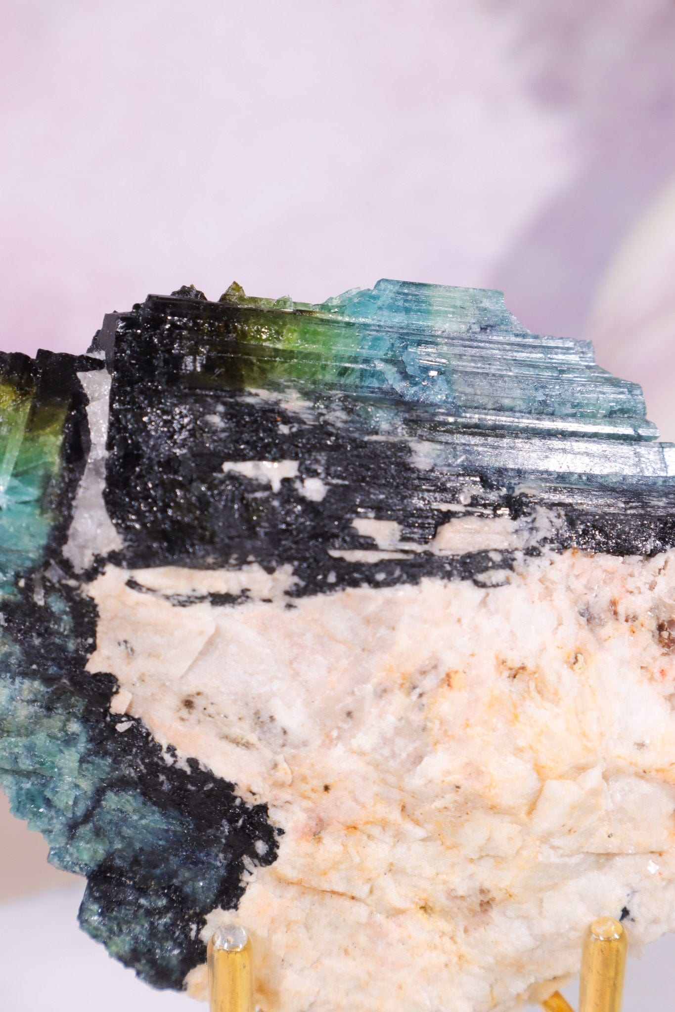 Multicolour Tourmaline From Quebec, Canada Specimen Tali & Loz Crystals