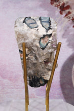 Multicolour Tourmaline With Stand From Quebec, Canada Specimen Tali & Loz Crystals