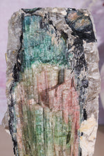 Multicolour Tourmaline With Stand From Quebec, Canada Specimen Tali & Loz Crystals