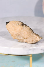 Natural Elestial Smokey Quartz Point With Calcite 6cm Points Tali & Loz Crystals