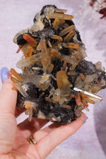 Natural Hematite Roses With Iron & Hematite Stained Quartz Specimen Specimen Tali & Loz Crystals