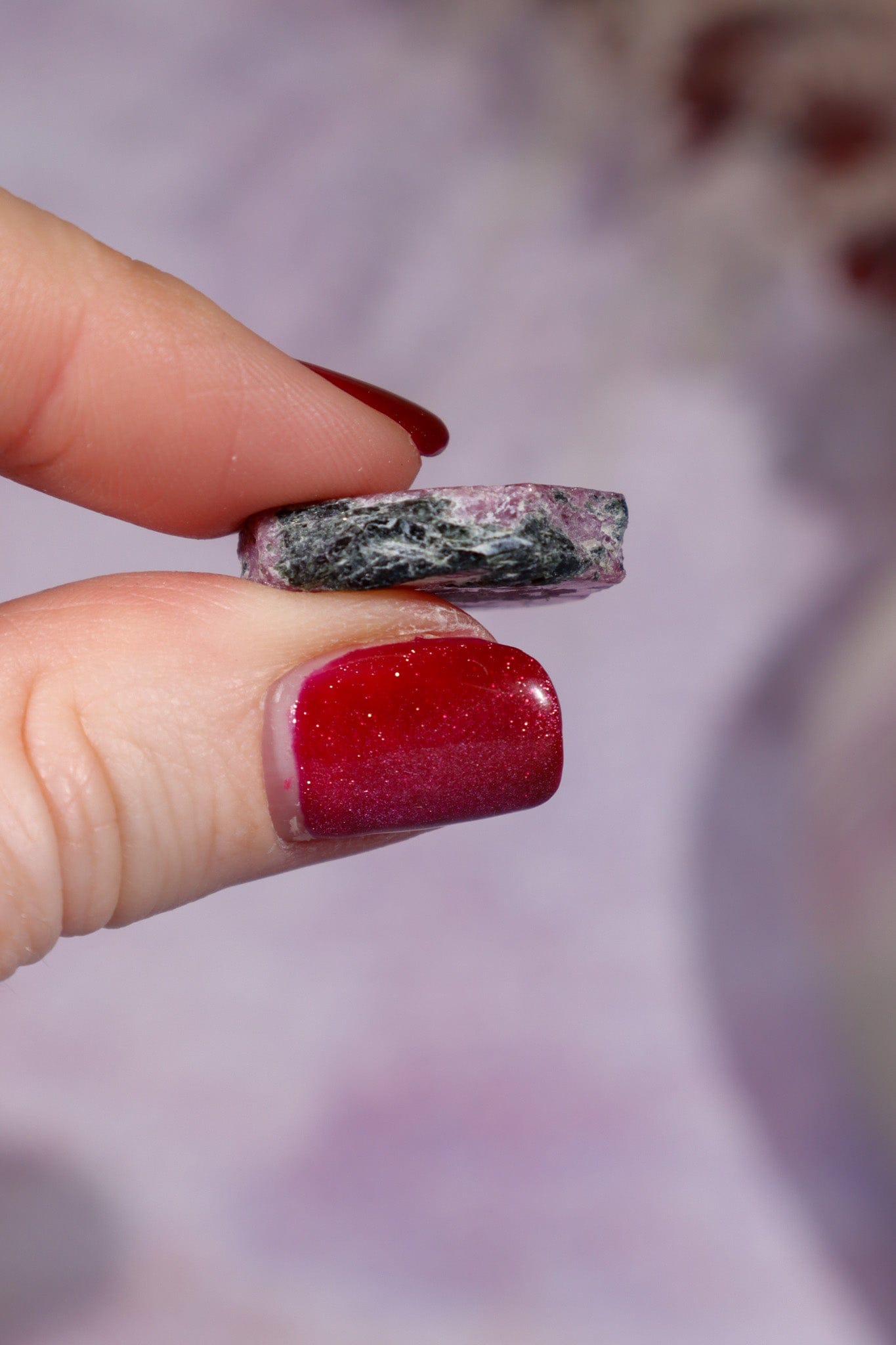 Natural Hexagonal Rough Ruby 2cm Rough Crystals Tali & Loz Crystals