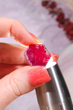 Natural Hexagonal Rough Ruby Rough Crystals Tali & Loz Crystals