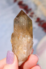 Natural Kundalini Citrine Point 6.5cm Specimen Tali & Loz Crystals