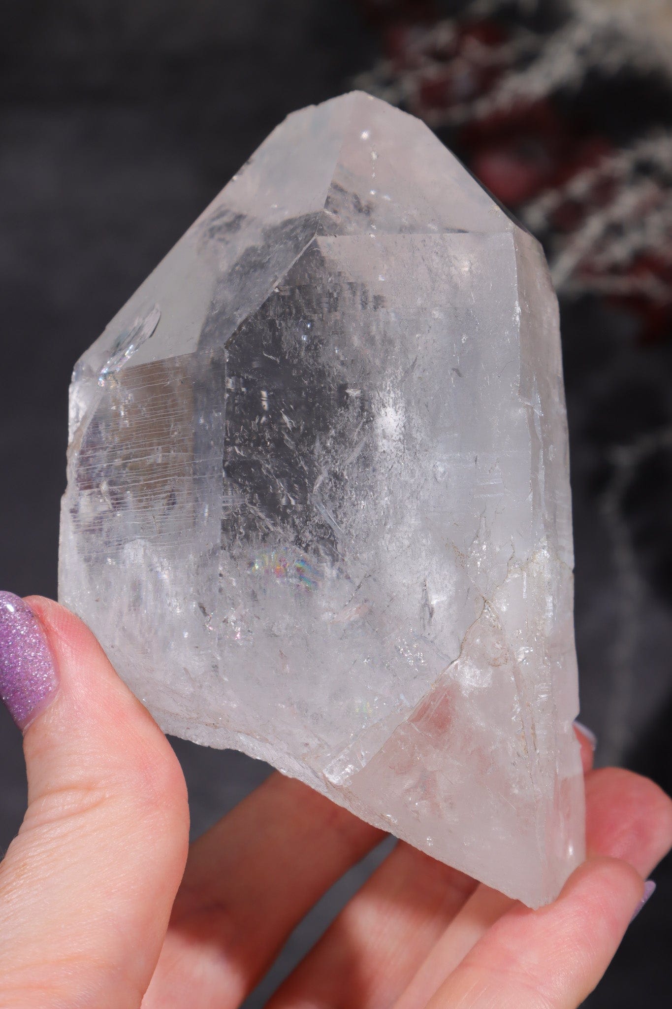 Natural Lemurian Quartz Point 338gr Points Tali & Loz Crystals