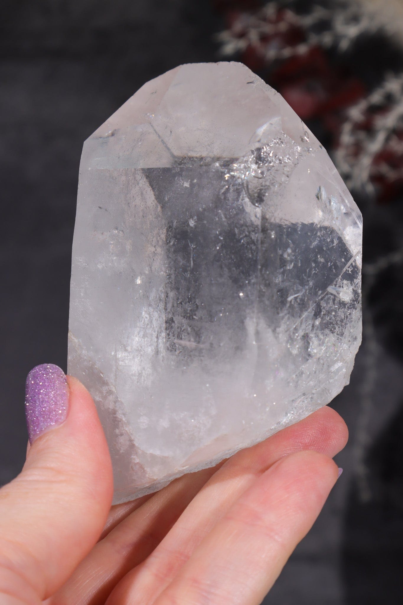 Natural Lemurian Quartz Point 338gr Points Tali & Loz Crystals