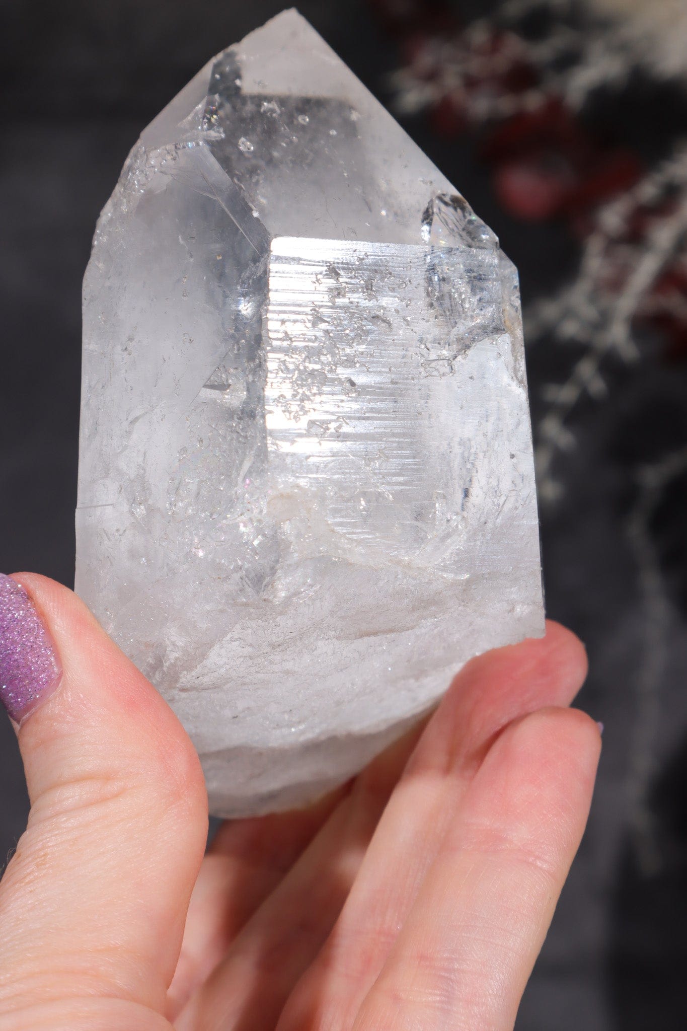 Natural Lemurian Quartz Point 338gr Points Tali & Loz Crystals