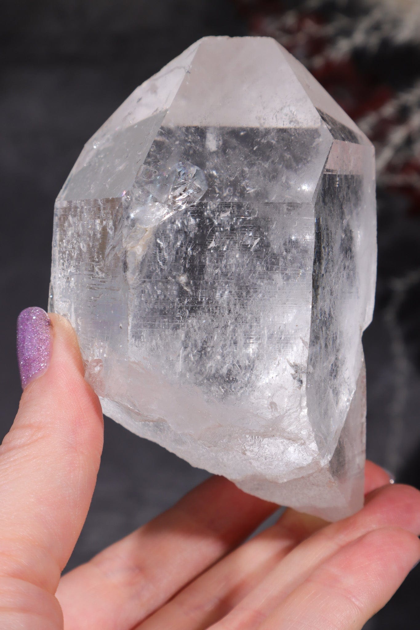 Natural Lemurian Quartz Point 338gr Points Tali & Loz Crystals