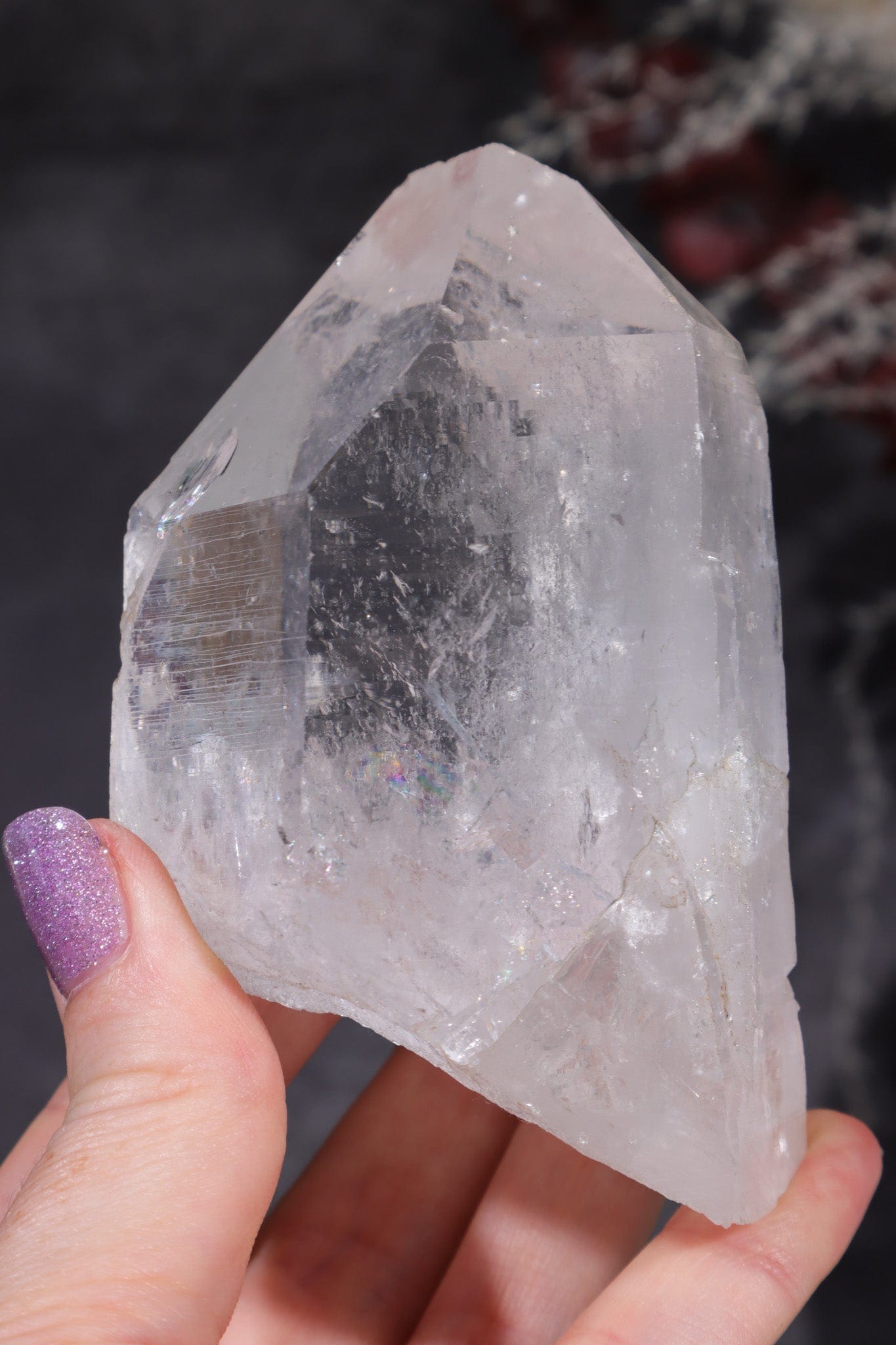 Natural Lemurian Quartz Point 338gr Points Tali & Loz Crystals