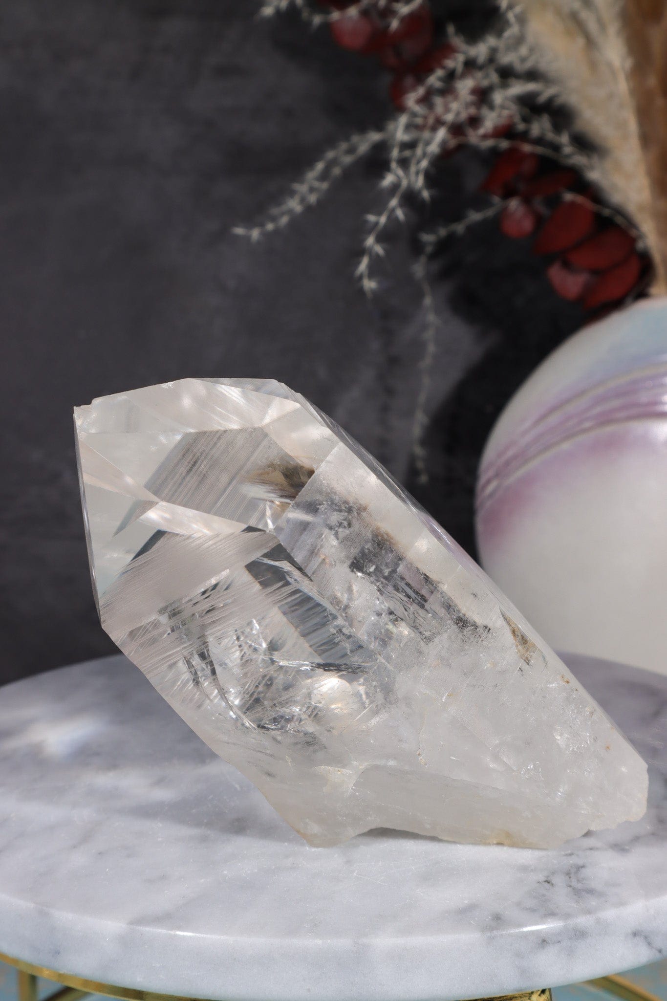 Natural Lemurian Quartz Point Points Tali & Loz Crystals
