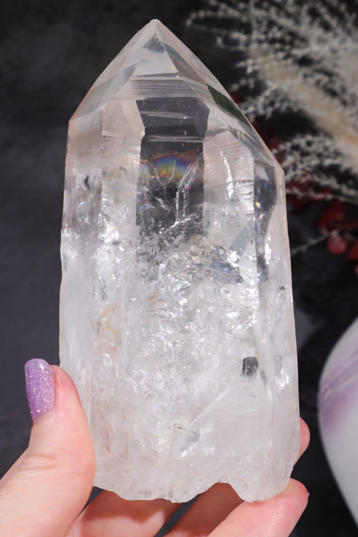 Natural Lemurian Quartz Point Points Tali & Loz Crystals