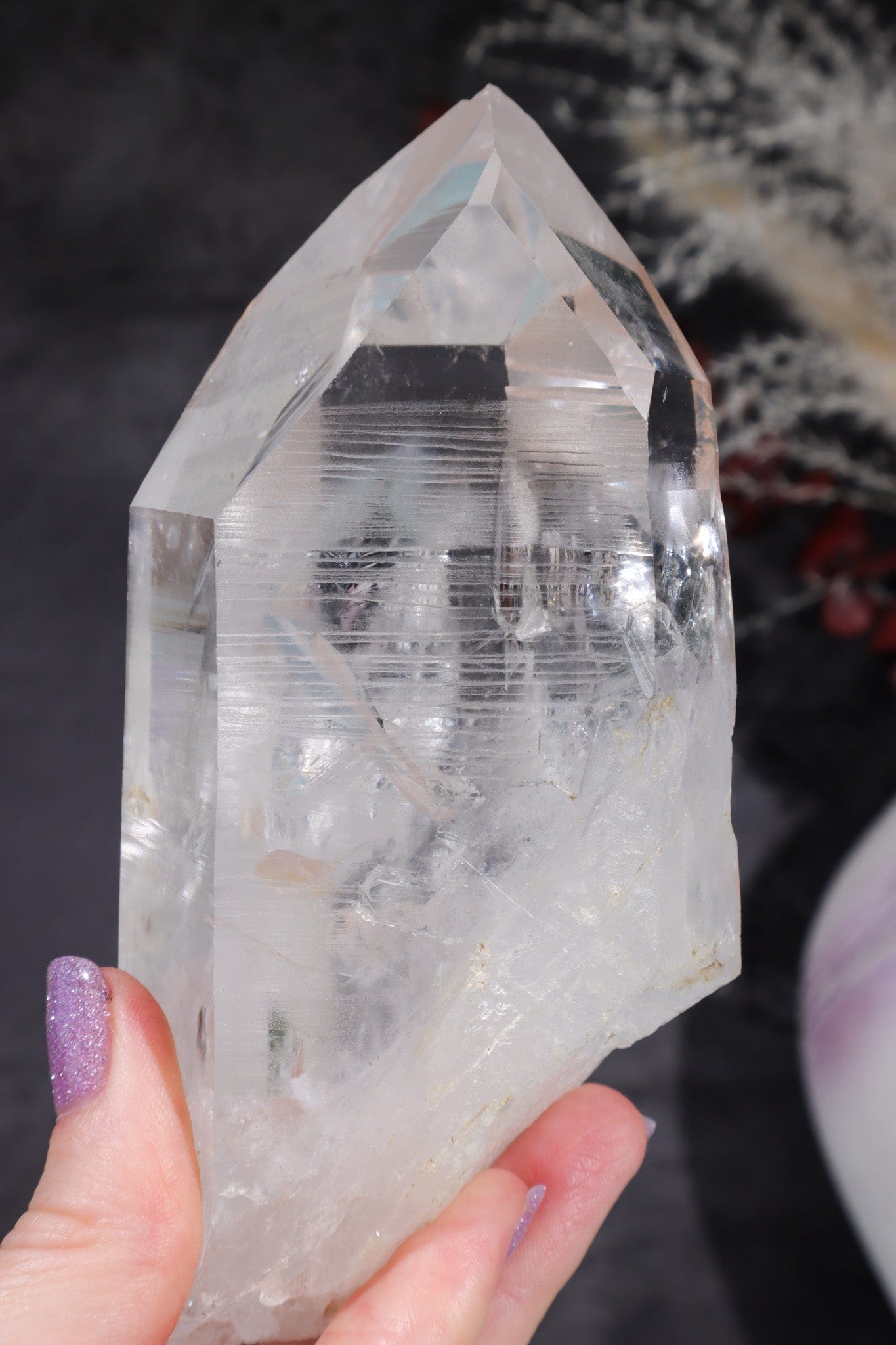 Natural Lemurian Quartz Point Points Tali & Loz Crystals