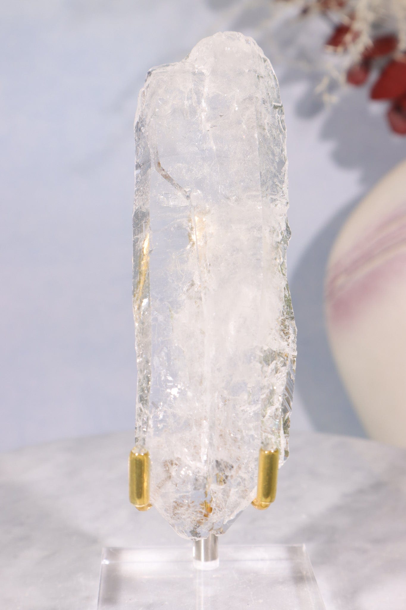 Natural Rough Clear Quartz Flat Point 11cm Points Tali & Loz Crystals