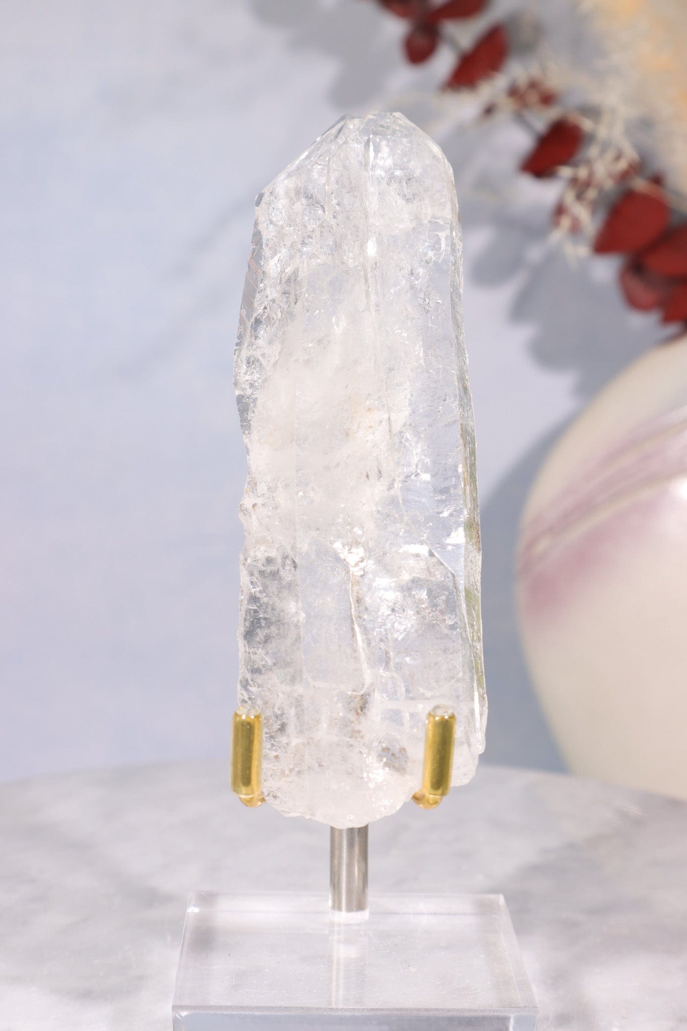 Natural Rough Clear Quartz Flat Point 11cm Points Tali & Loz Crystals