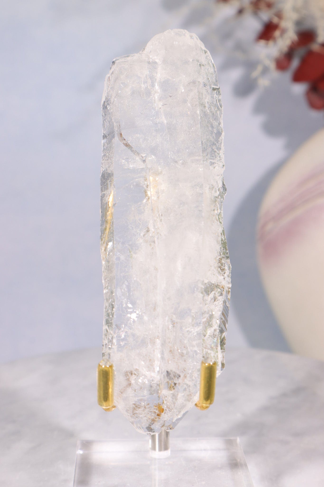 Natural Rough Clear Quartz Flat Point 11cm Points Tali & Loz Crystals