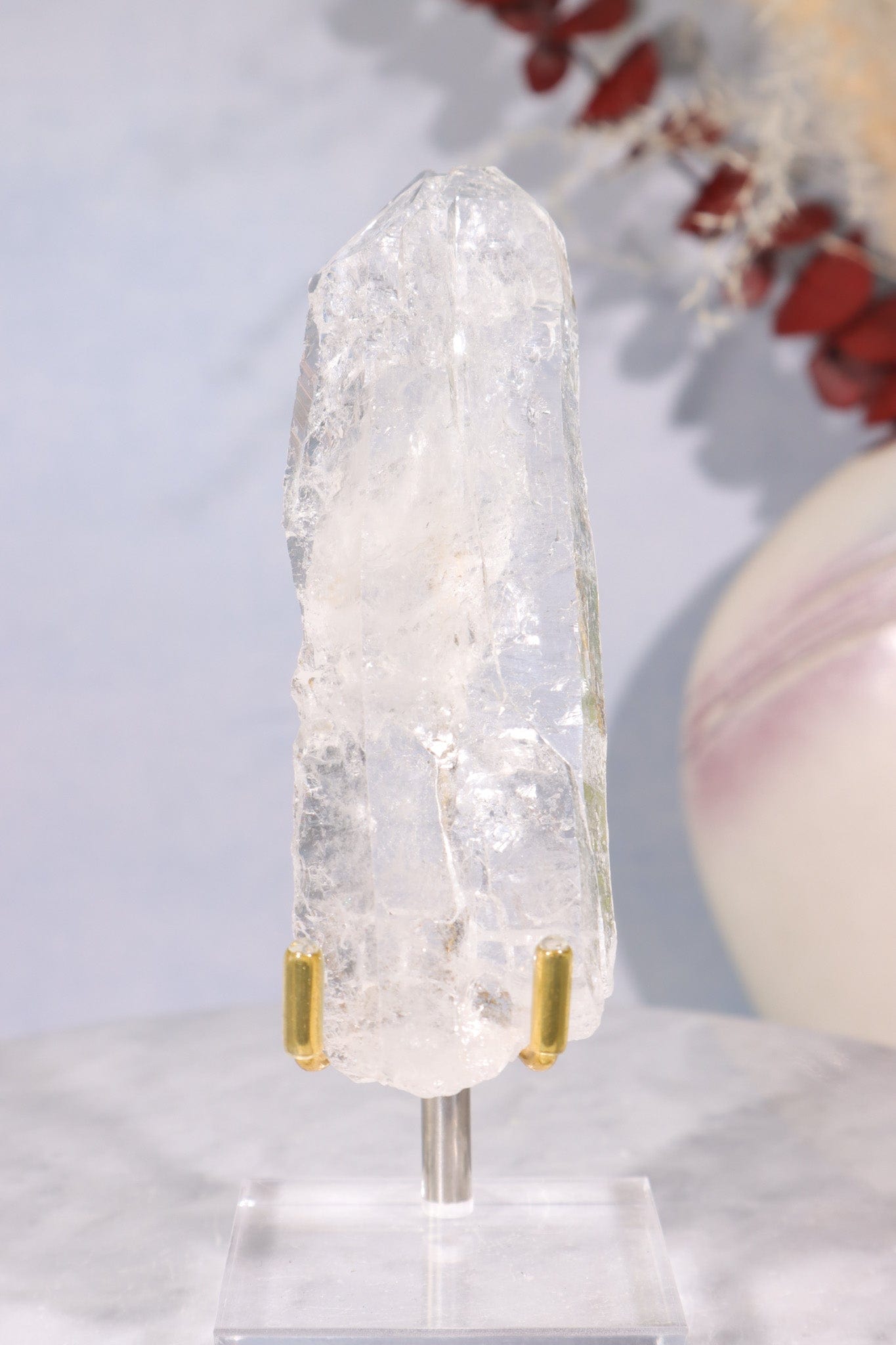 Natural Rough Clear Quartz Flat Point 11cm Points Tali & Loz Crystals