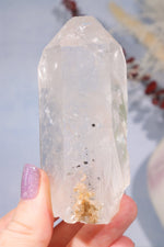 Natural Rough Clear Quartz Point 8.7cm Points Tali & Loz Crystals