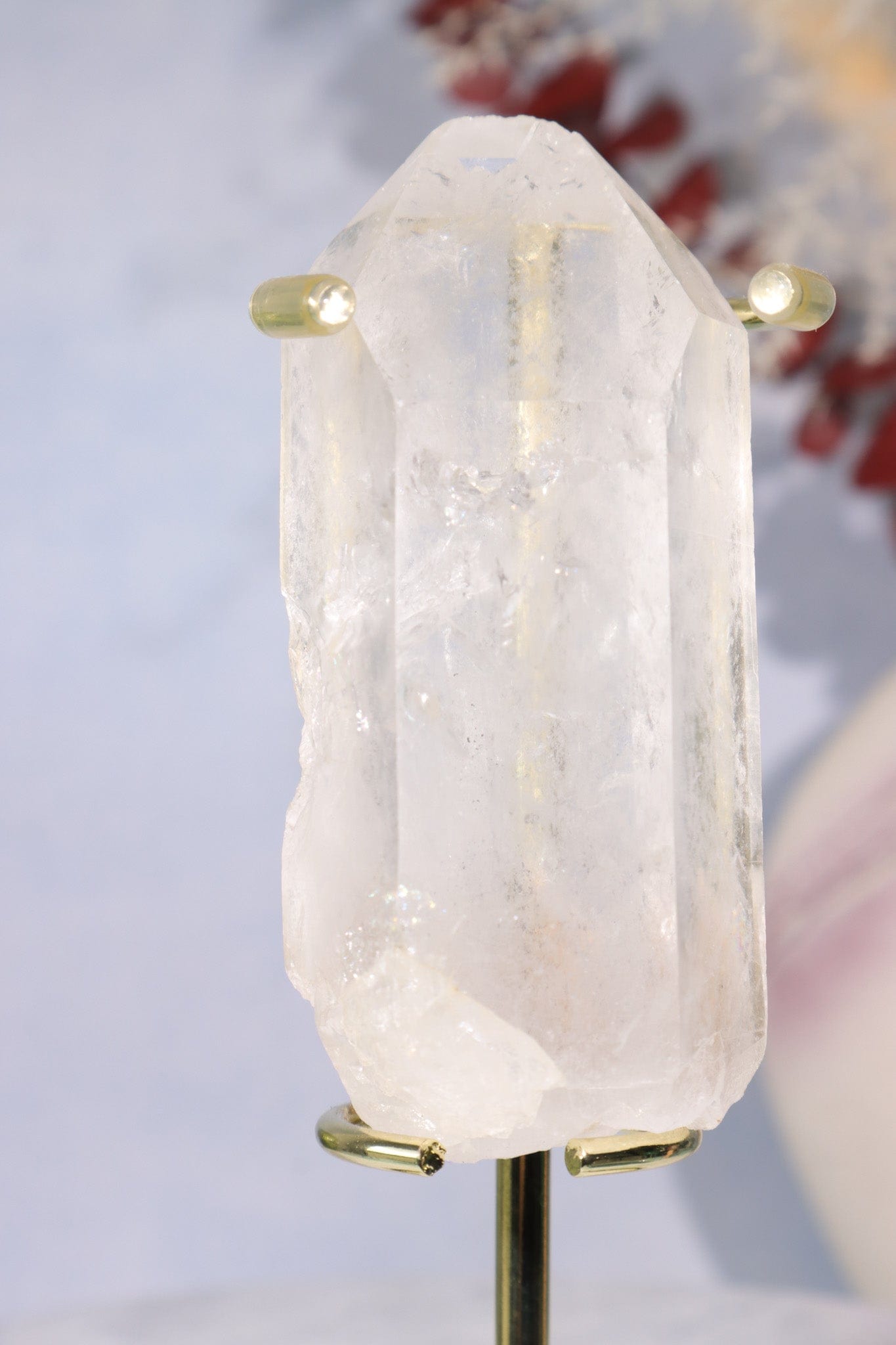 Natural Rough Clear Quartz Point 8.7cm Points Tali & Loz Crystals