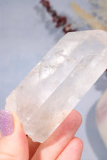 Natural Rough Clear Quartz Point 8.7cm Points Tali & Loz Crystals