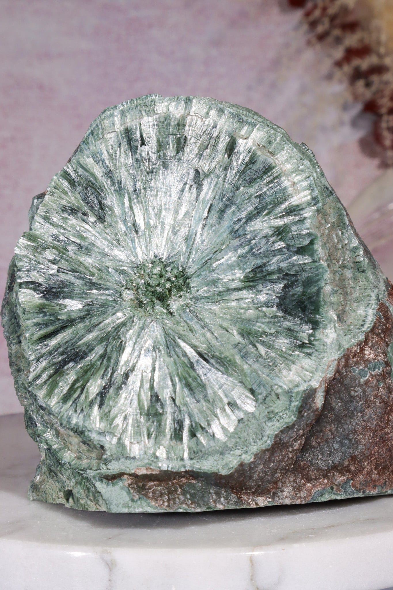 Natural Seraphinite Specimen 0.65KG, Russia Specimen Tali & Loz Crystals