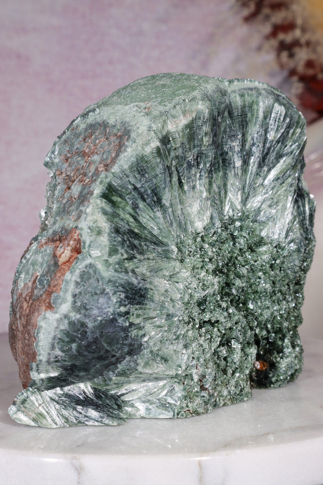 Natural Seraphinite Specimen 0.65KG, Russia Specimen Tali & Loz Crystals