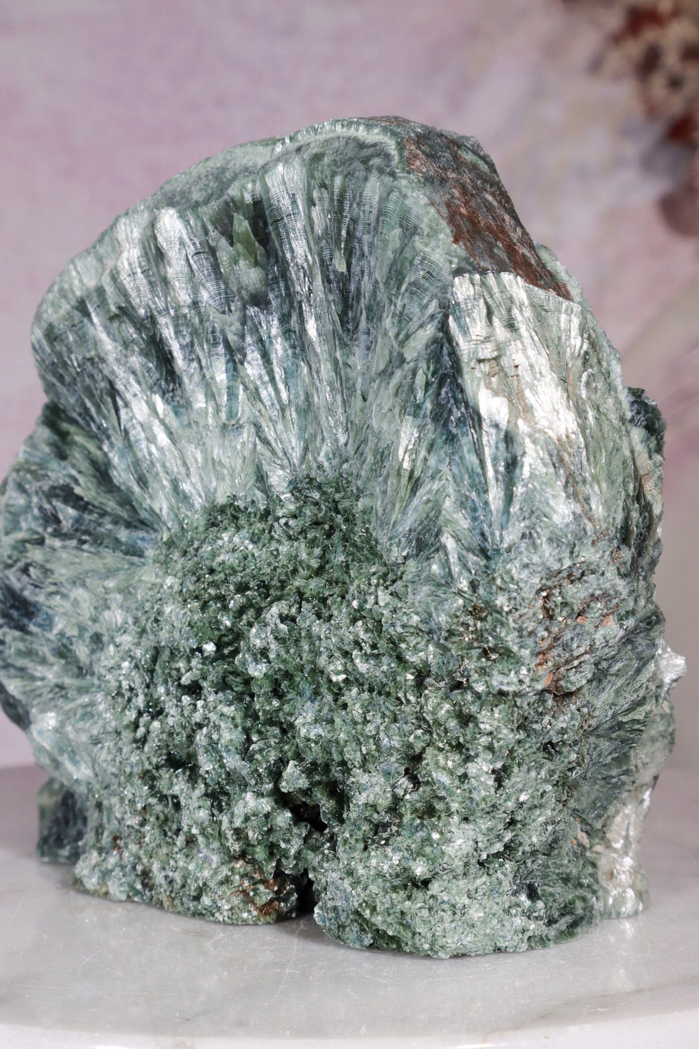 Natural Seraphinite Specimen 0.65KG, Russia Specimen Tali & Loz Crystals