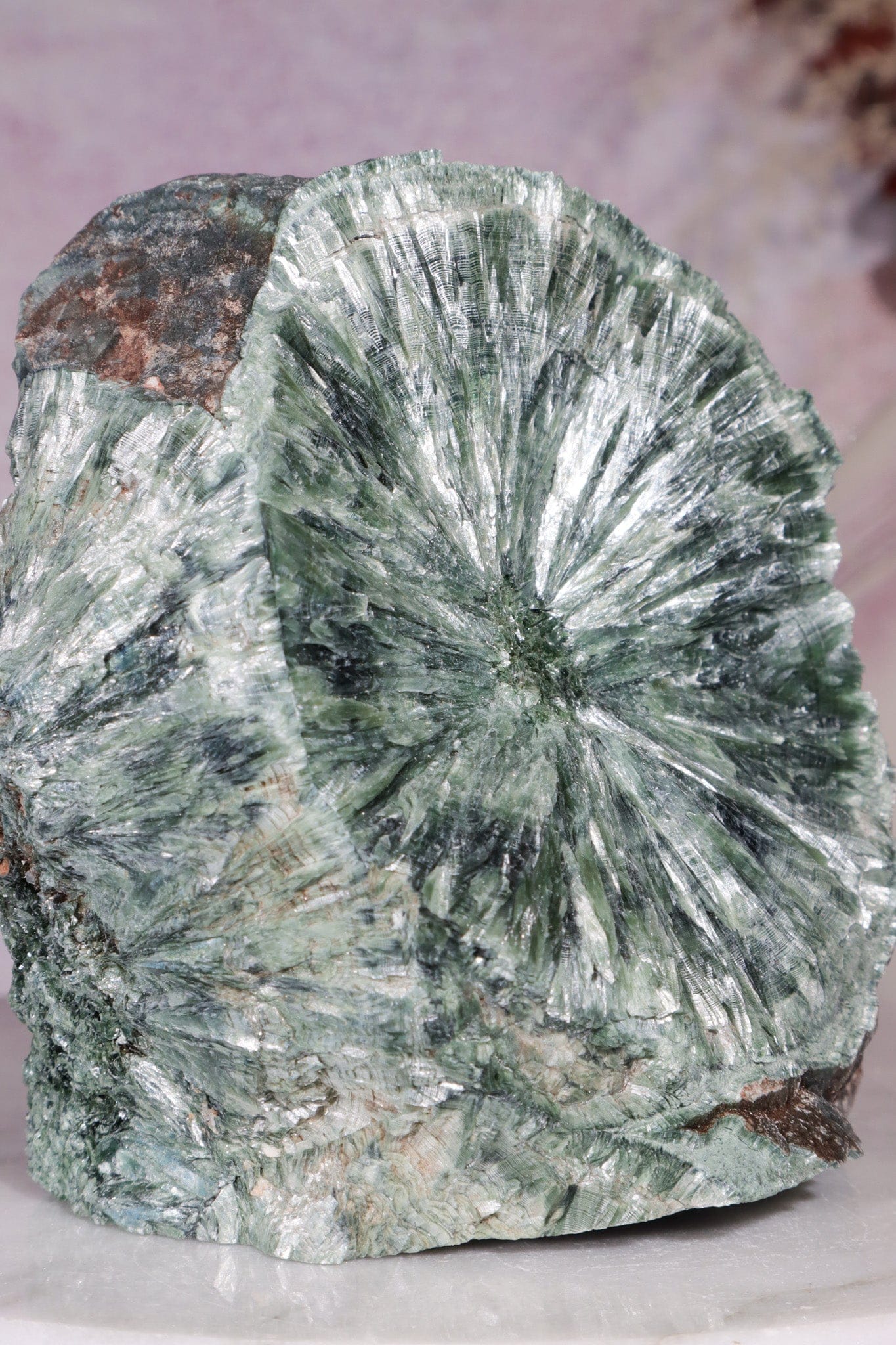 Natural Seraphinite Specimen 0.65KG, Russia Specimen Tali & Loz Crystals