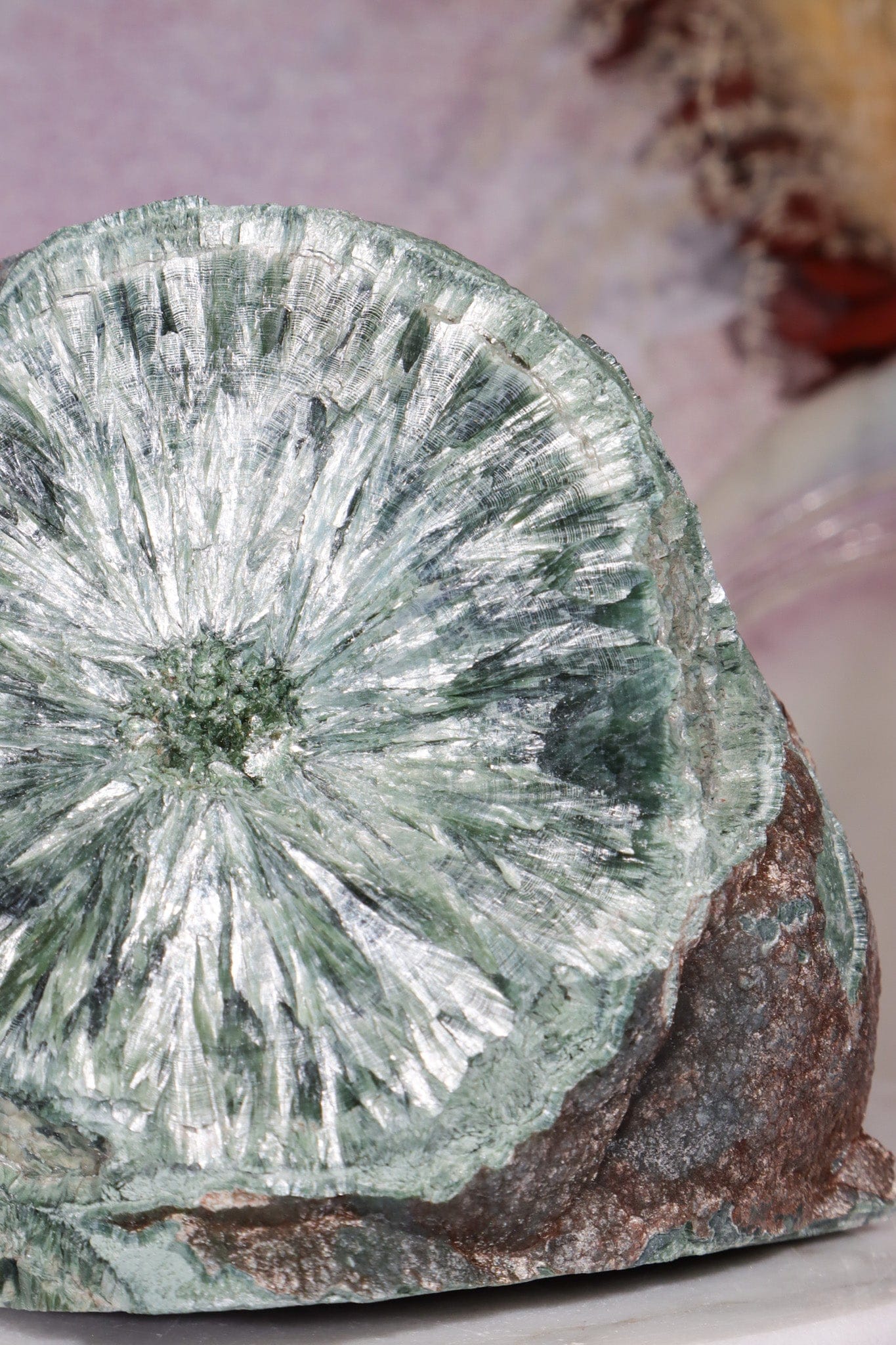 Natural Seraphinite Specimen 0.65KG, Russia Specimen Tali & Loz Crystals