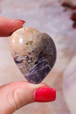 Natural Tiffany Stone Heart, Sold As Seen Hearts Tali & Loz Crystals