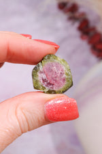 Natural Watermelon Tourmaline Slice 3.42gr | Brazil Slices Tali & Loz Crystals