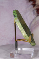 Nephrite Jade Slice | 103g | British Columbia, Canada Mineral Specimen Tali & Loz Crystals