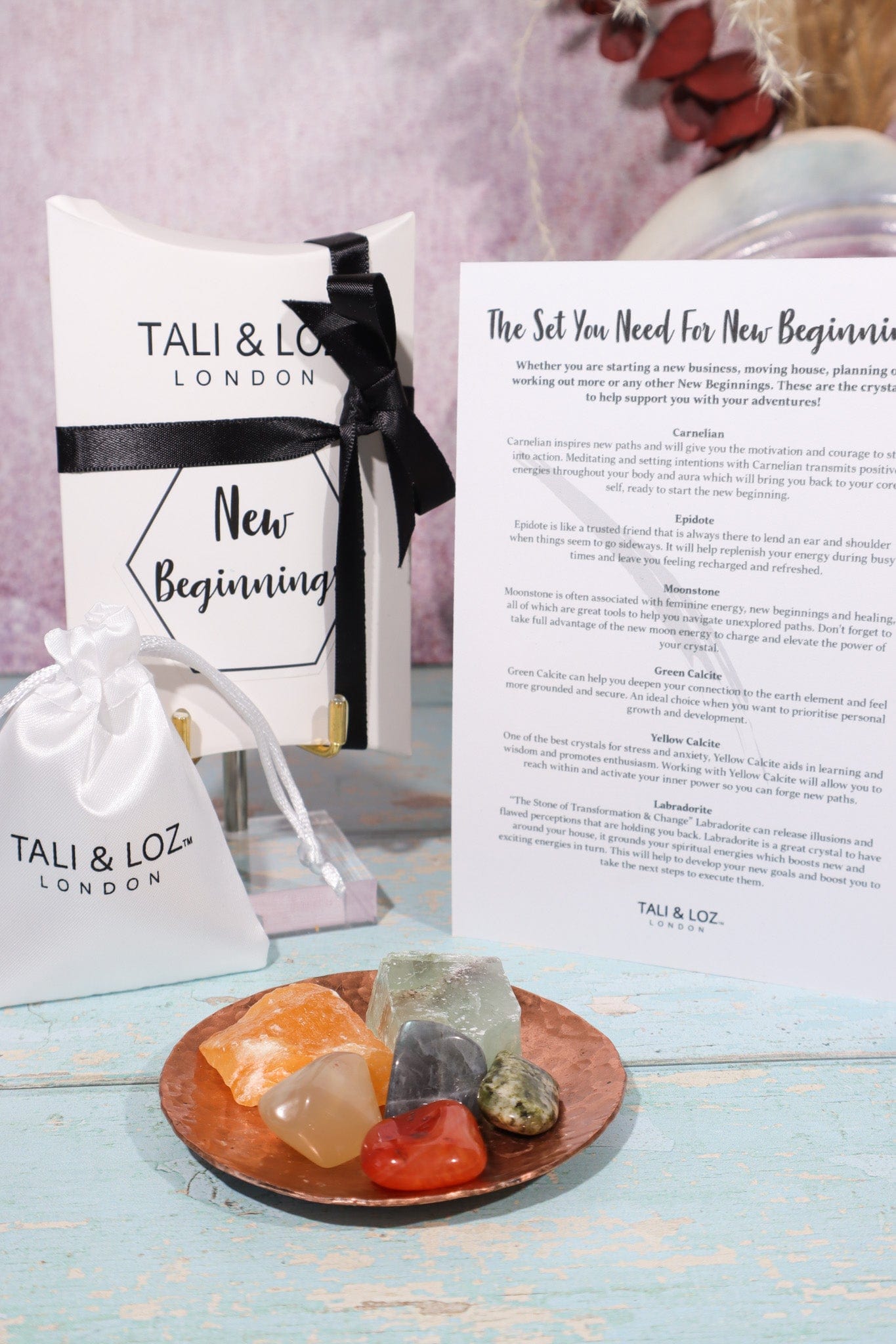 New Beginnings Crystal Gift Set Sets Tali & Loz