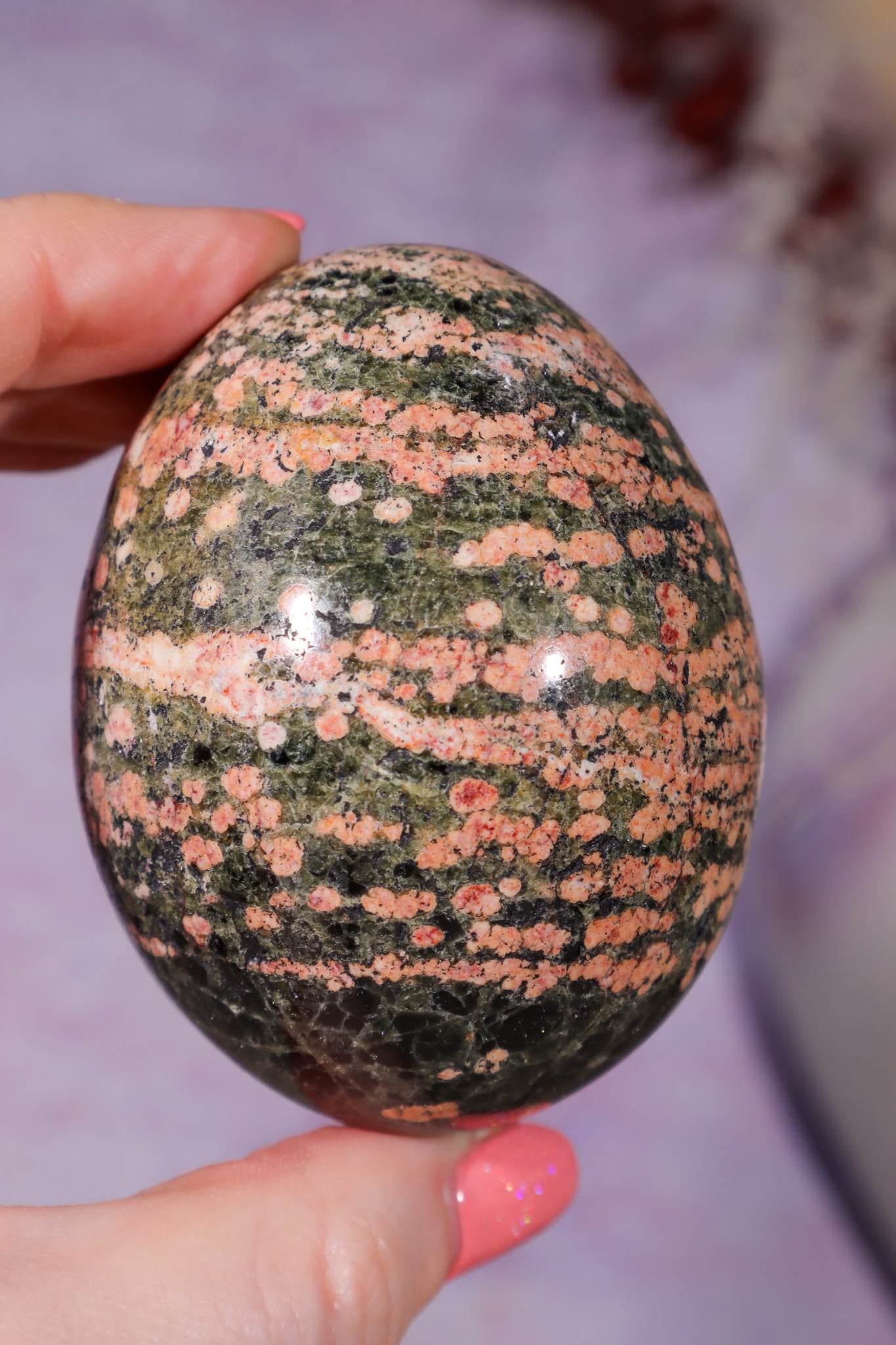 Ocean Jasper Egg 6.5cm, Madagascar Eggs Tali & Loz Crystals