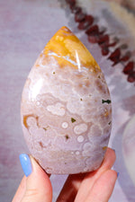 Ocean Jasper Flame 9.5cm, Sold as Seen Flames Tali & Loz Crystals