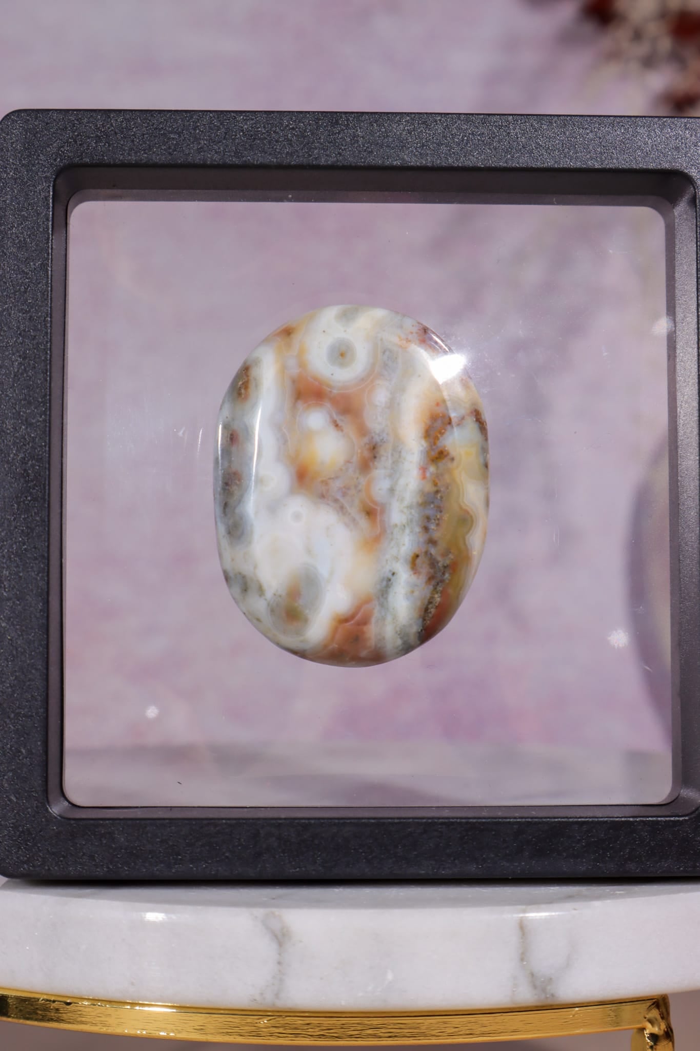 Ocean Jasper Palmstone | 4.3cm | Madagascar Palmstones Tali & Loz Crystals